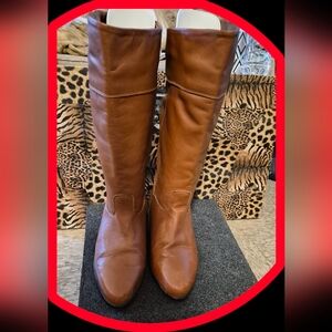 L.L. Bean Tan Leather Heeled Boots
